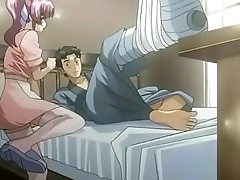 hot anime teen telling a hard blowjob sex